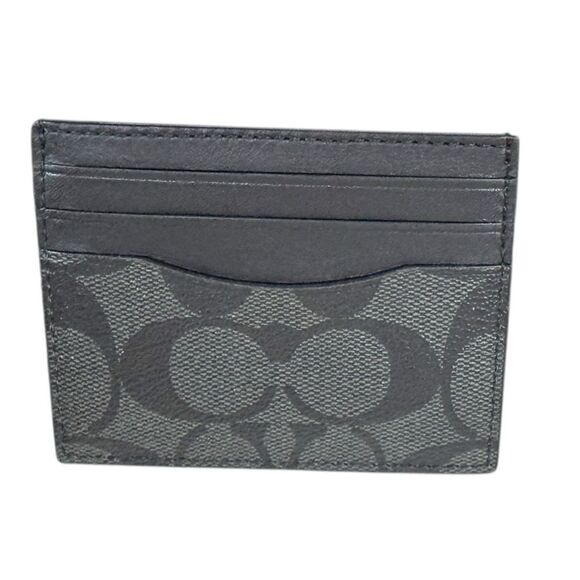 COACH Signature Coated Canvas, Card Case Wallet EUC - Picture 1 of 4